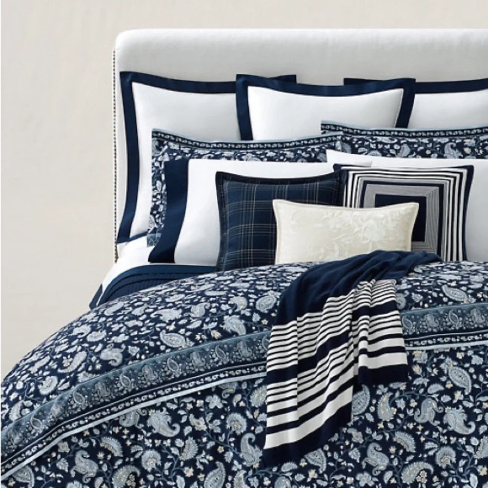 Ralph Lauren Blyth Throw Pillow in Parchment